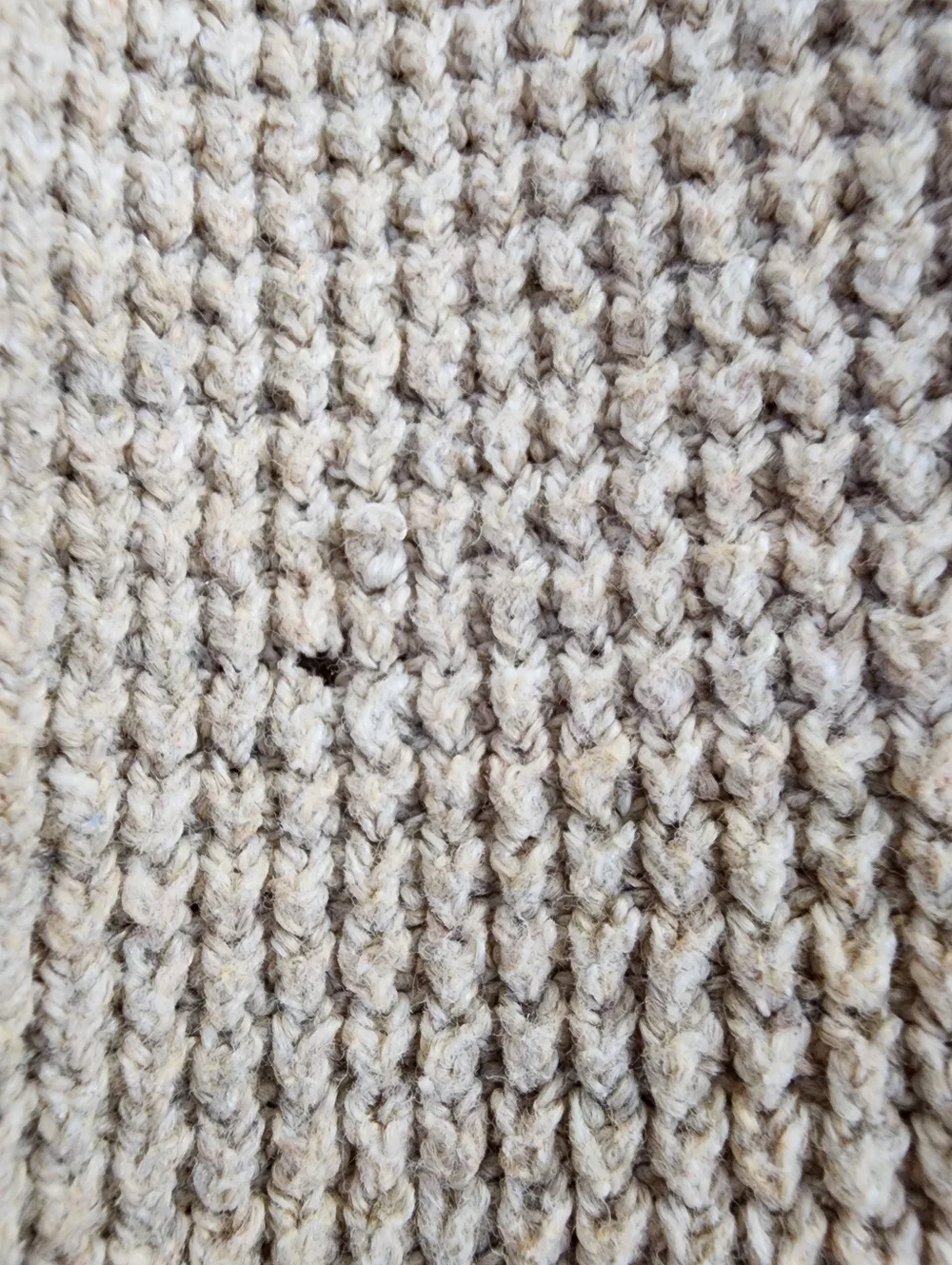 Aerie Waffle Knit Lounge Set M Beige Sweater Wide Leg Pants Cozy FLAW READ DESC - Picture 16 of 16